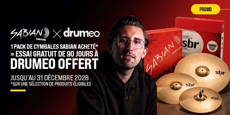 Sabian Drumeo offert