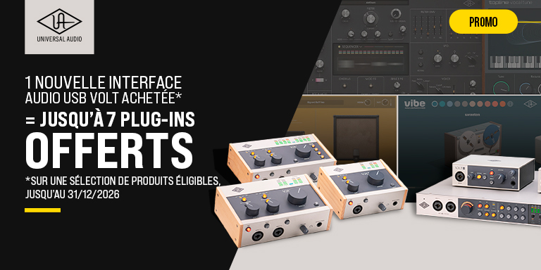 <b><center>VOLT: TOT 7 GRATIS UAD-PLUG-INS</center></b>