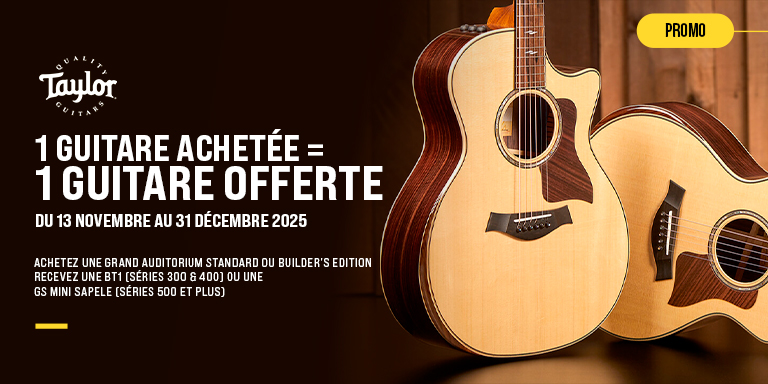 <b><center>1 TAYLOR GEKOCHT = 1 GRATIS GITAAR</center></b>