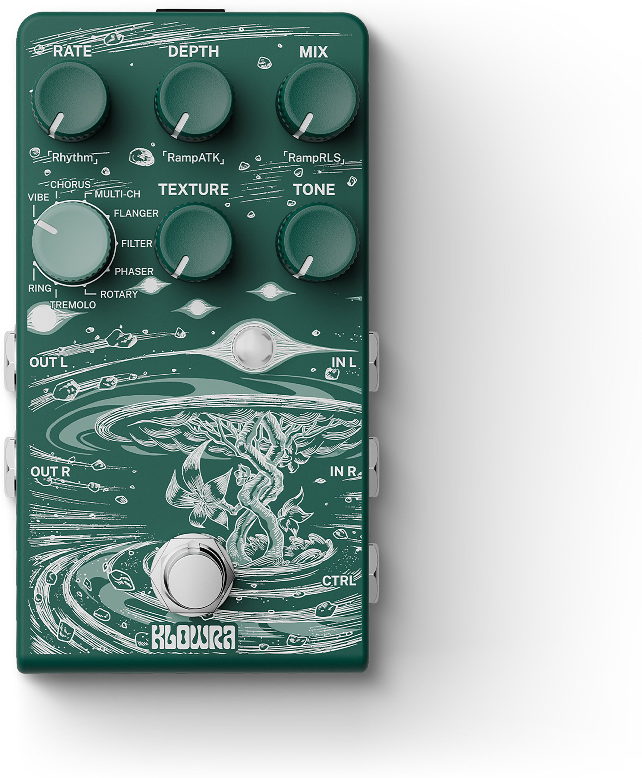 Klowra Kbs-03 Sprout Modulation - Modulation/chorus/flanger/phaser en tremolo effect pedaal - Main picture