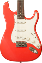 Elektrische gitaar in str-vorm Haar guitars Trad S #42274 - AGED FIESTA RED