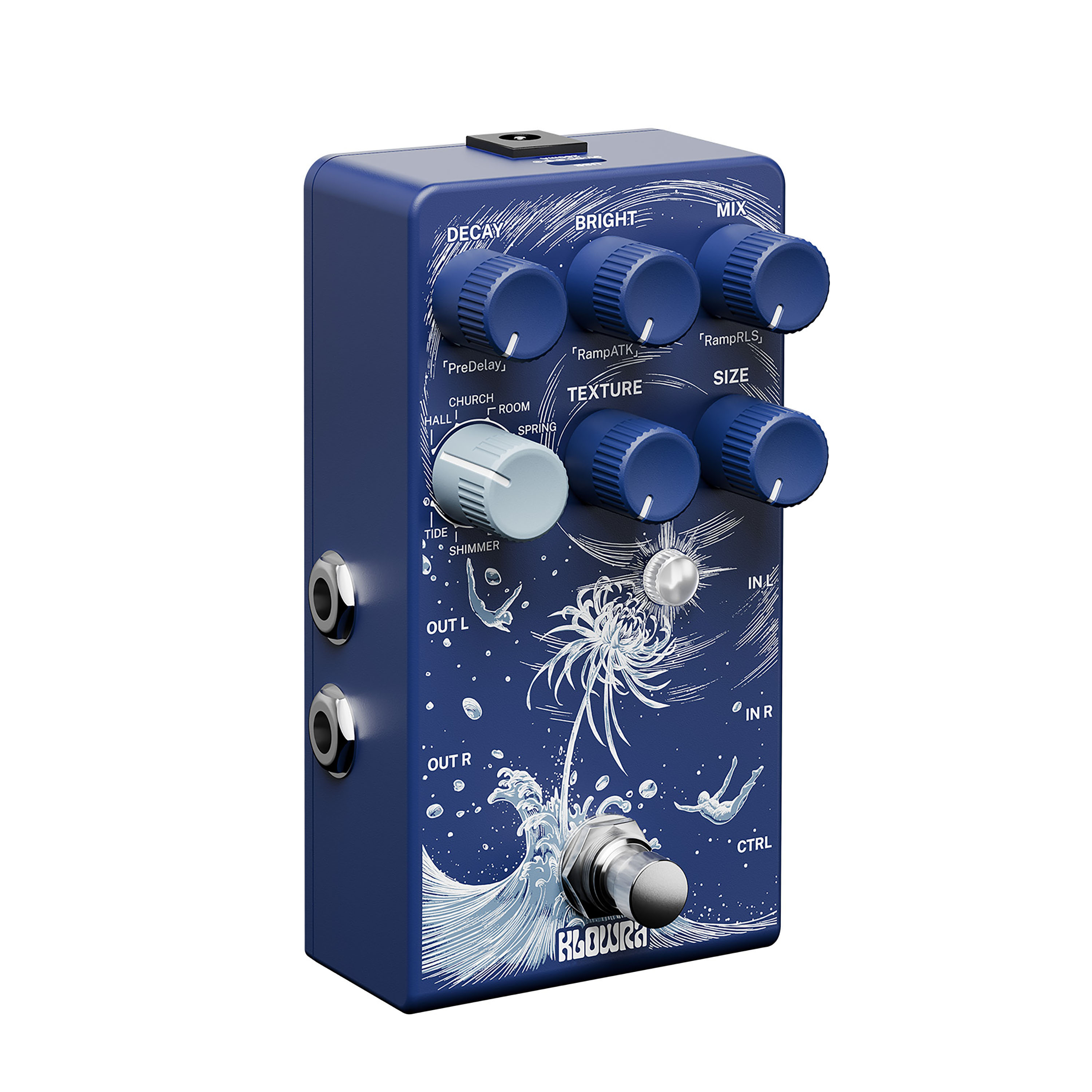 Klowra Kbs-01 Limbo Reverb - Reverb/delay/echo effect pedaal - Variation 3