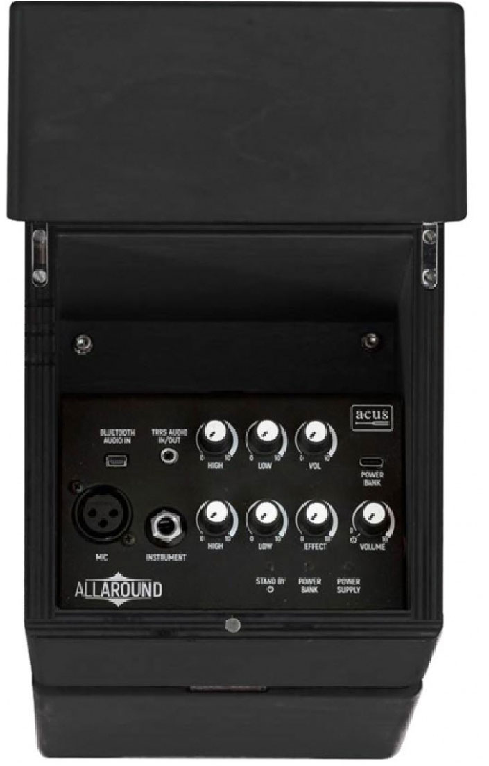 Acus Allaround 4 1x4 + Tweeter 30+20w Black Wood - Combo voor akoestische gitaar - Variation 1