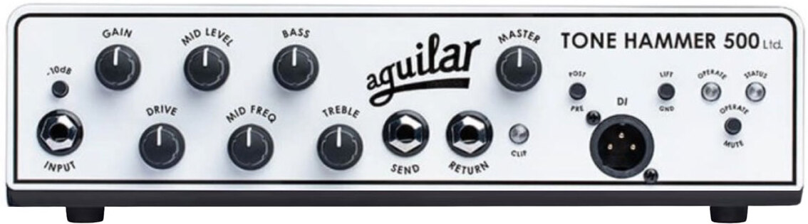 Aguilar Tone Hammer 500 Bass Head V2 Ltd 500w White - Versterker top voor bas - Main picture