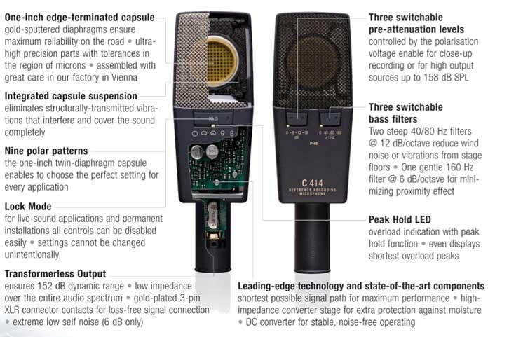 Akg C414 Xlii Stereo Set - Microfoon set - Variation 2