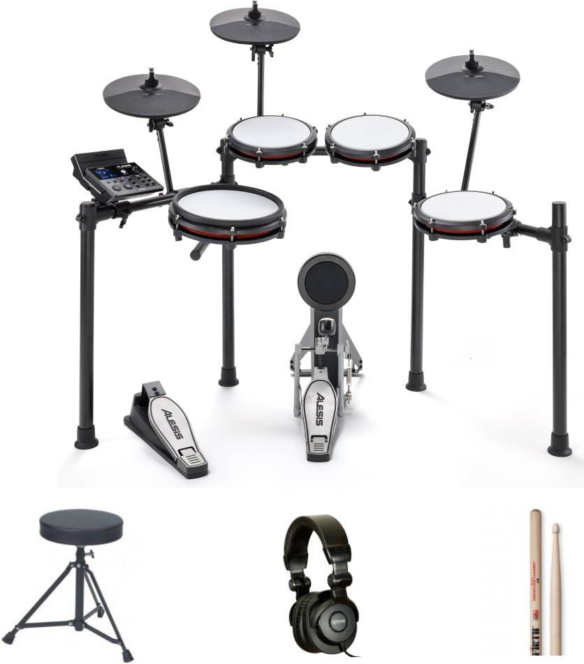 Alesis Nitro Max Bundle Complet - X-hp1 + Dt90 + Vic5a - Elektronisch drumstel - Main picture