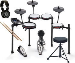 Elektronisch drumstel Alesis Nitro Max  + Siège DT90 + Baguettes Vic Firth 5A + Casque X-Tone X-HP1