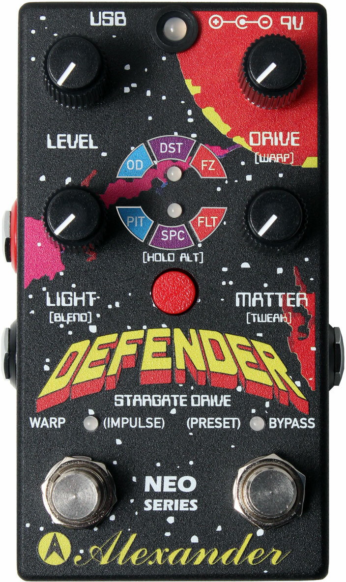 Alexander Pedals Defender Overdrive Neo - Overdrive/Distortion/fuzz effectpedaal - Main picture