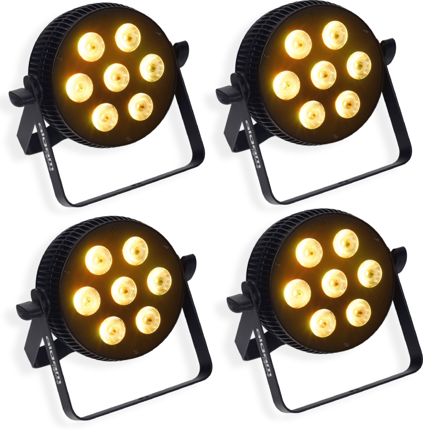 Algam Lighting 4 X Slimpar 710 Quad - Verlichting set - Main picture