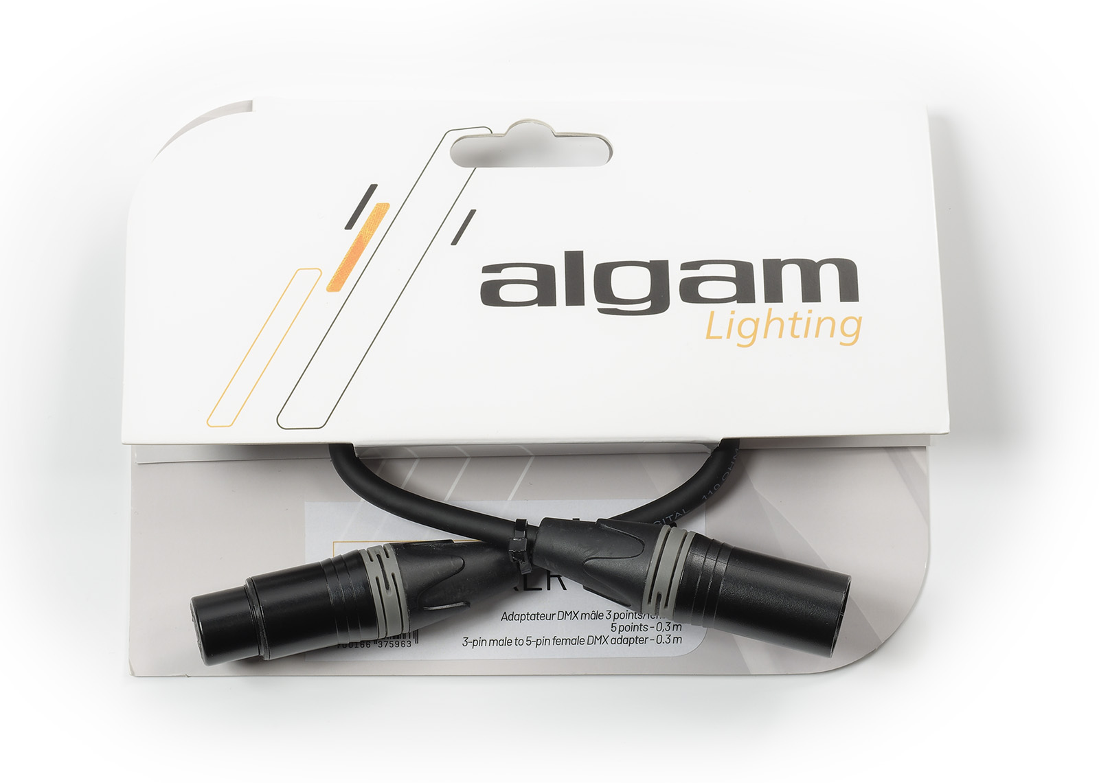 Algam Lighting Adaptateur Dmx Mâle 3 Points/femelle 5 Points - 0,3 M - Kabel - Main picture