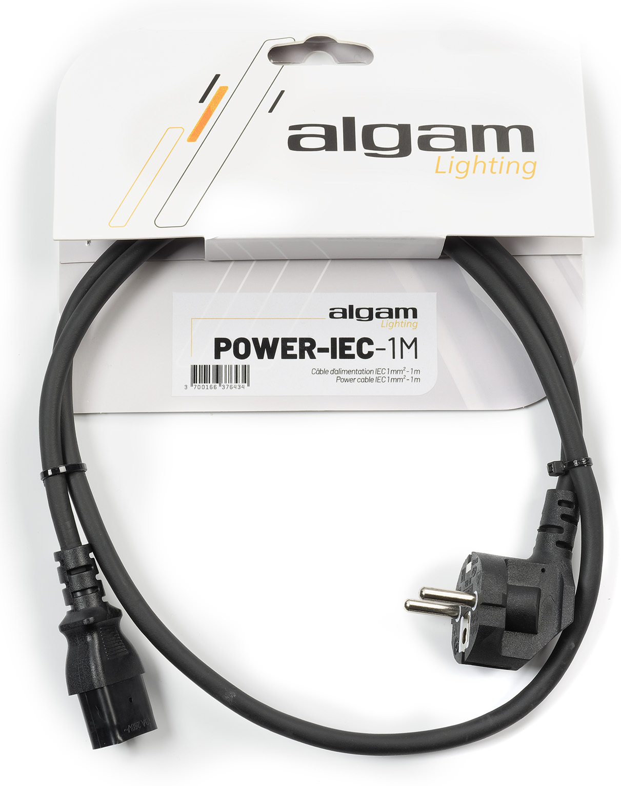 Algam Lighting Câble D'alimentation Iec 1 Mm² - 1 M - Kabel - Main picture