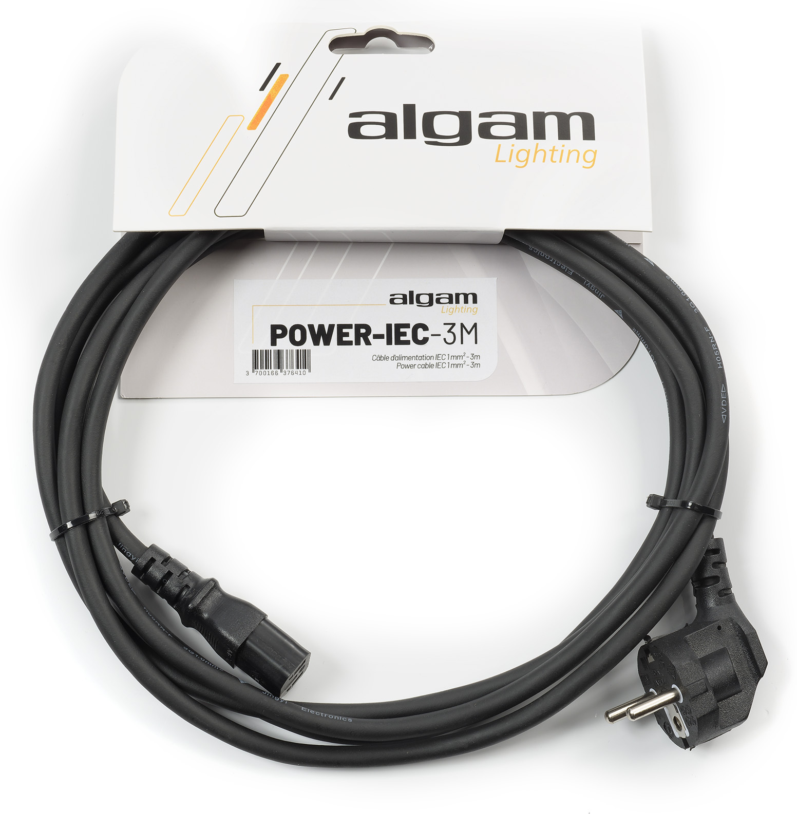 Algam Lighting Câble D'alimentation Iec 1 Mm² - 3 M - Kabel - Main picture