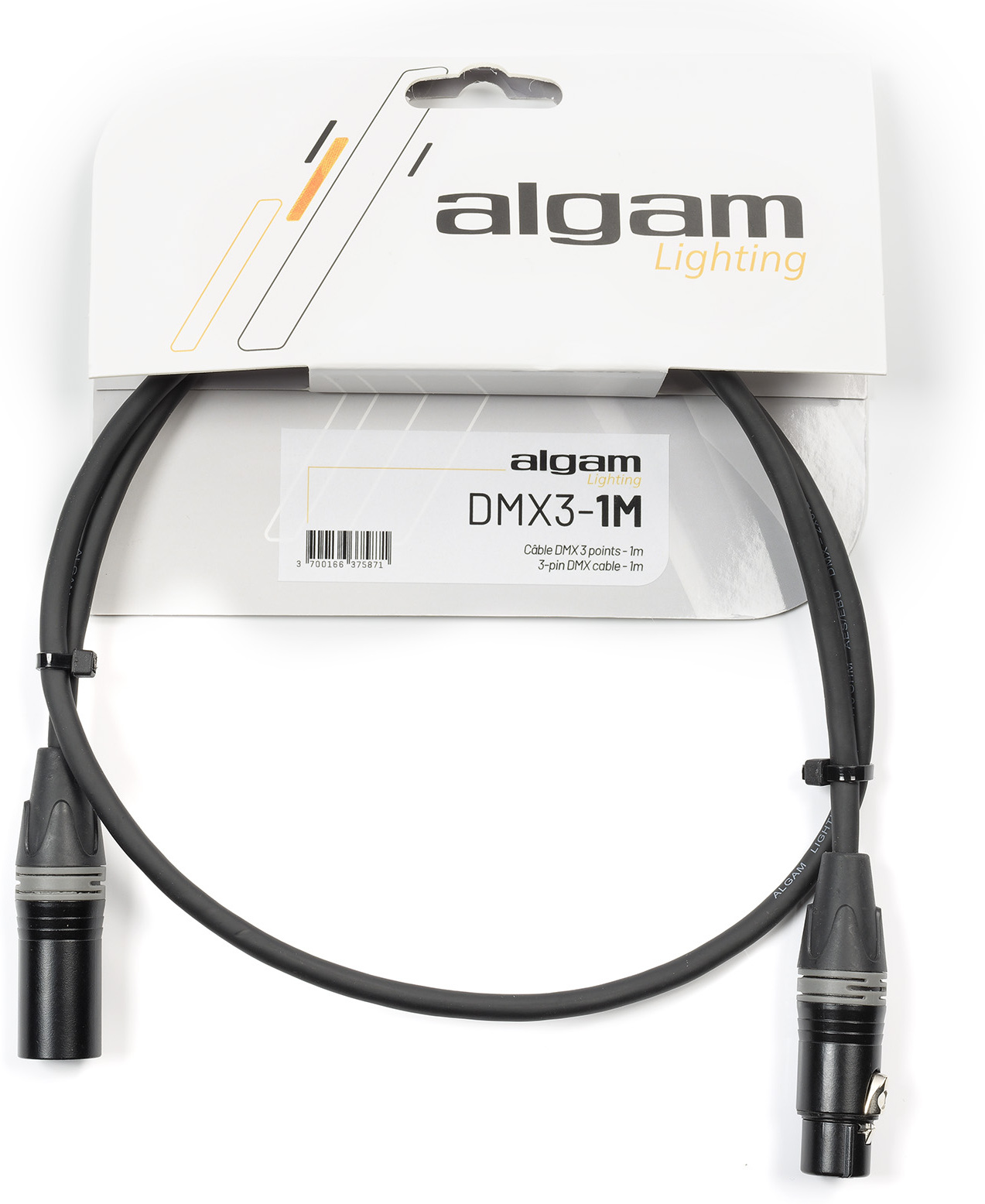 Algam Lighting Câble Dmx 3 Points - 1 M - Kabel - Main picture