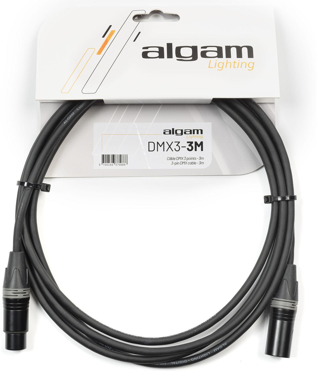 Algam Lighting Câble Dmx 3 Points - 3 M - Kabel - Main picture