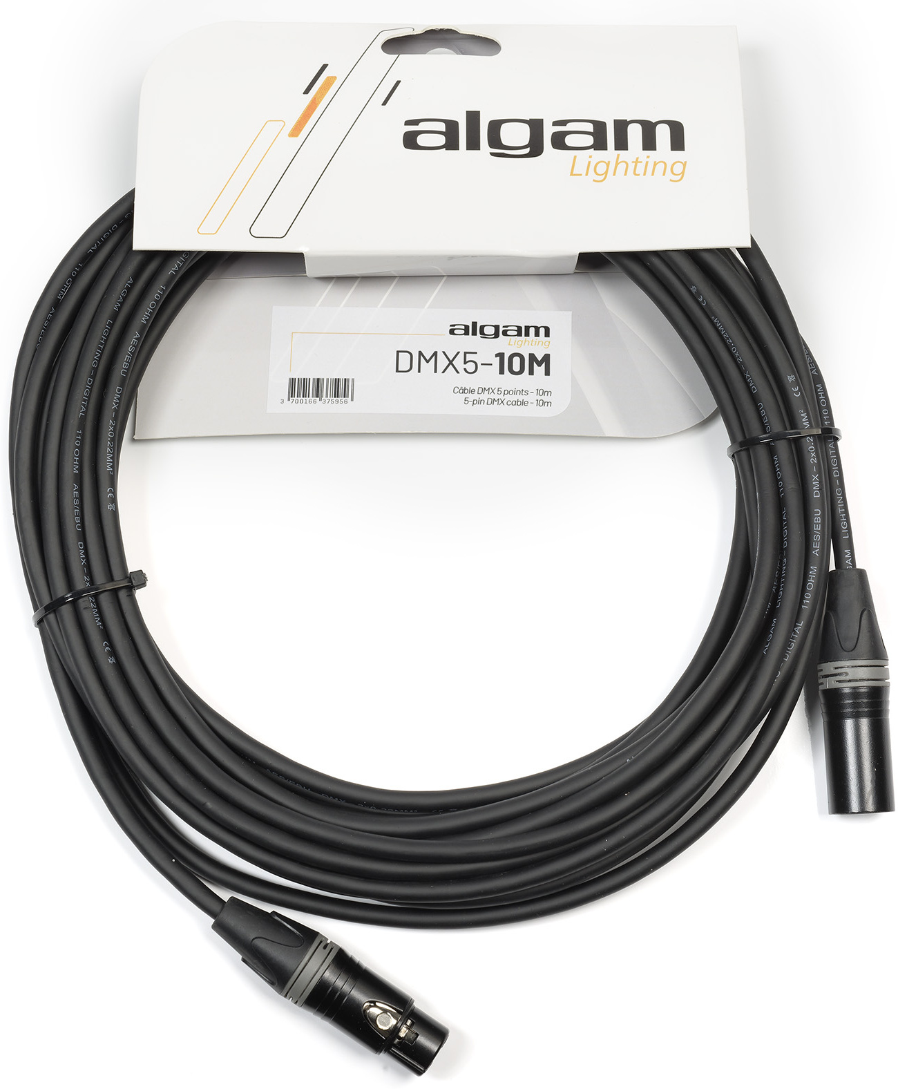 Algam Lighting Câble Dmx 5 Points - 10 M - Kabel - Main picture