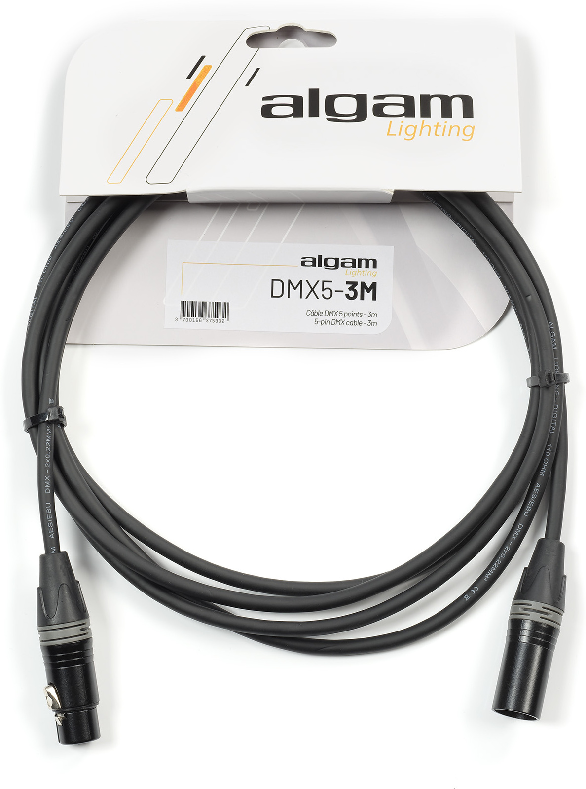 Algam Lighting Câble Dmx 5 Points - 3 M - Kabel - Main picture