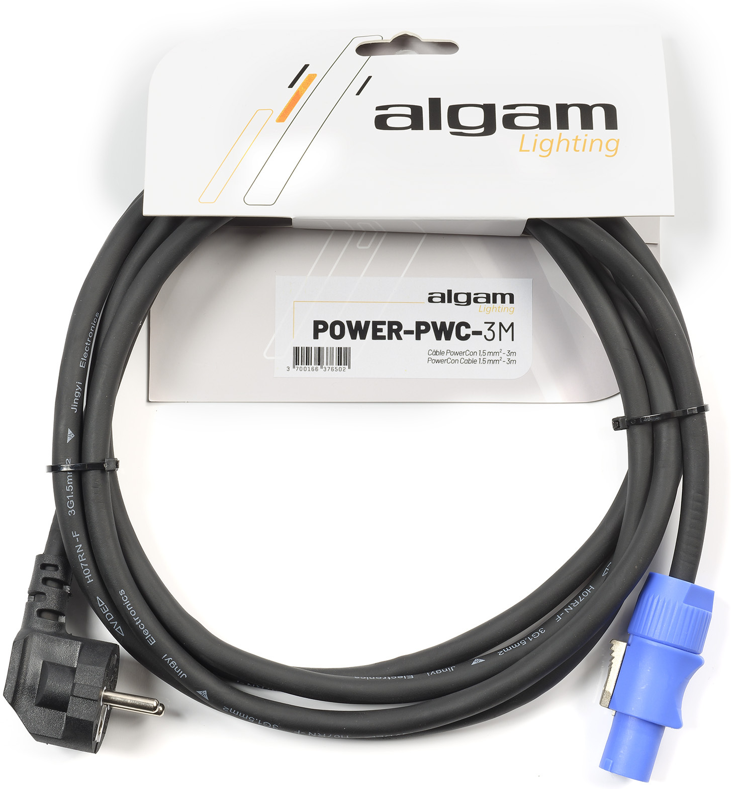 Algam Lighting Câble Powercon 1,5 Mm² - 3 M - Kabel - Main picture