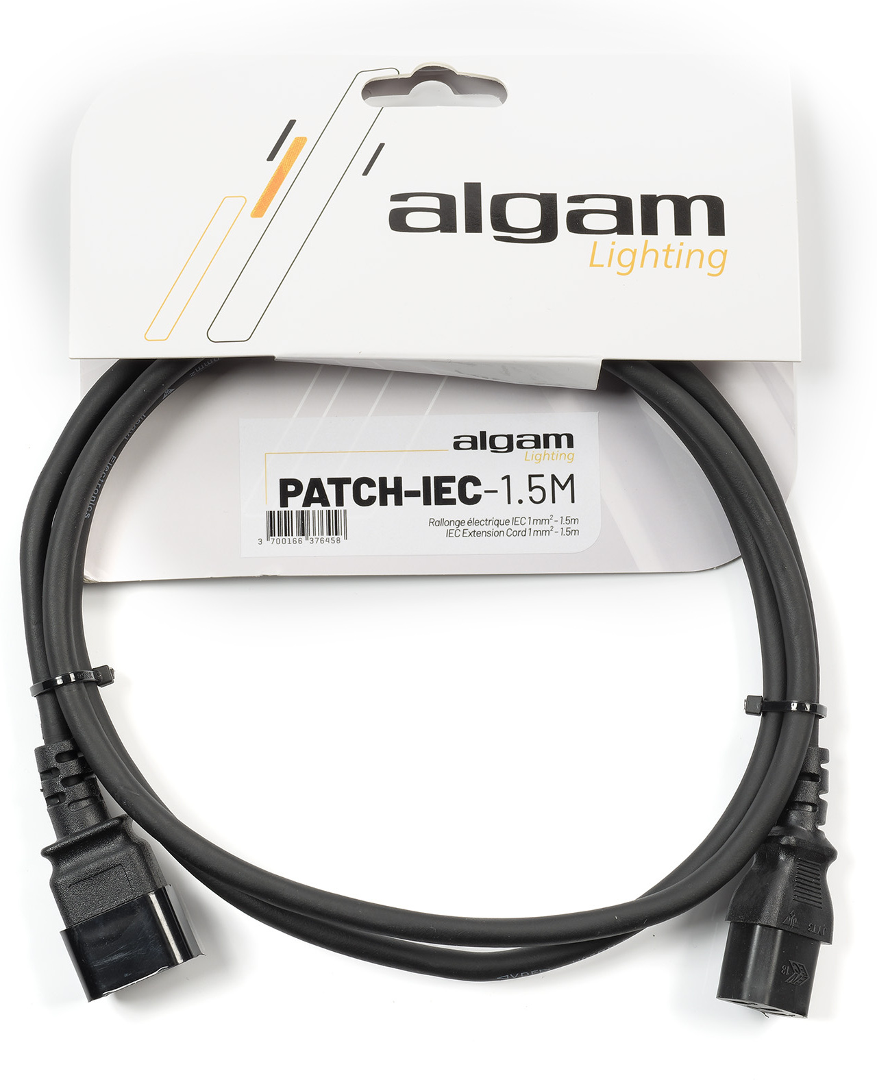 Algam Lighting Rallonge électrique Iec 1 Mm² - 1,5 M - Kabel - Main picture