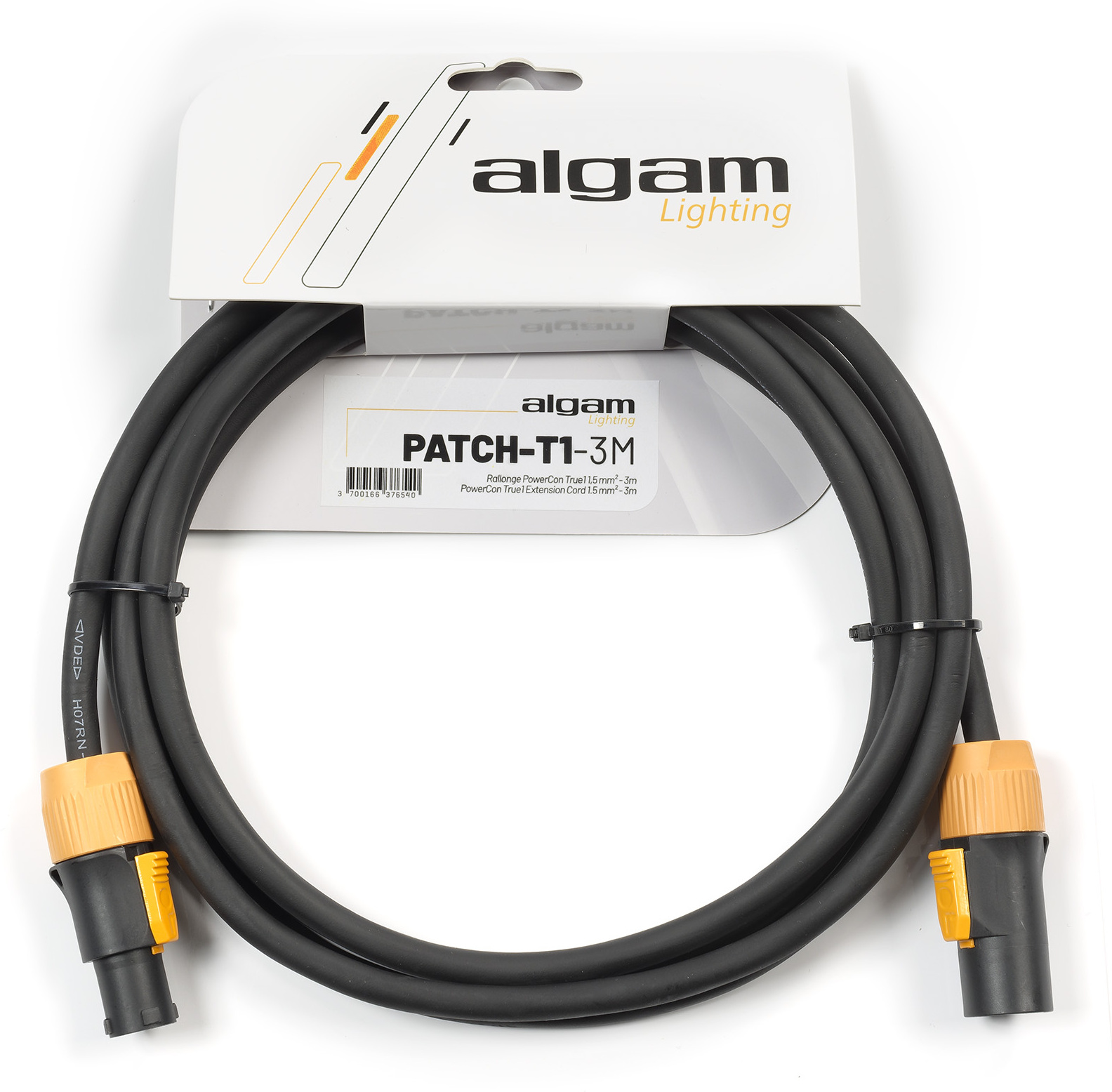 Algam Lighting Rallonge Powercon True1 1,5 Mm² - 3 M - Kabel - Main picture