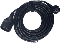 Kabel Algam lighting Standard PVC extension cord H05VV-F 3G1.5mm² - 10m black