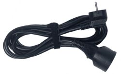 Kabel Algam lighting Standard PVC extension H05VV-F 3G1.5mm² - 3m black