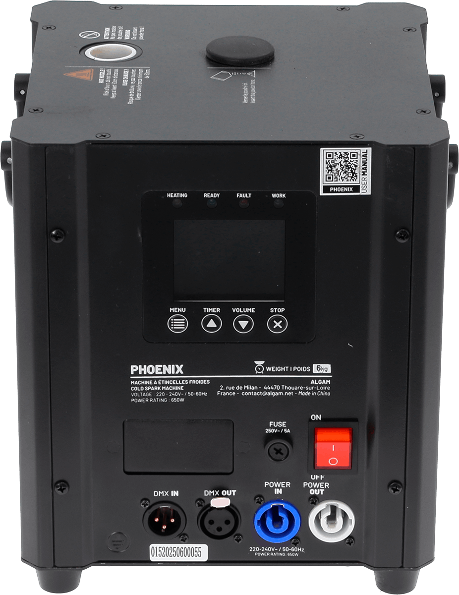 Algam Lighting Phoenix - Confettimachine & vuurwerk machine - Variation 3