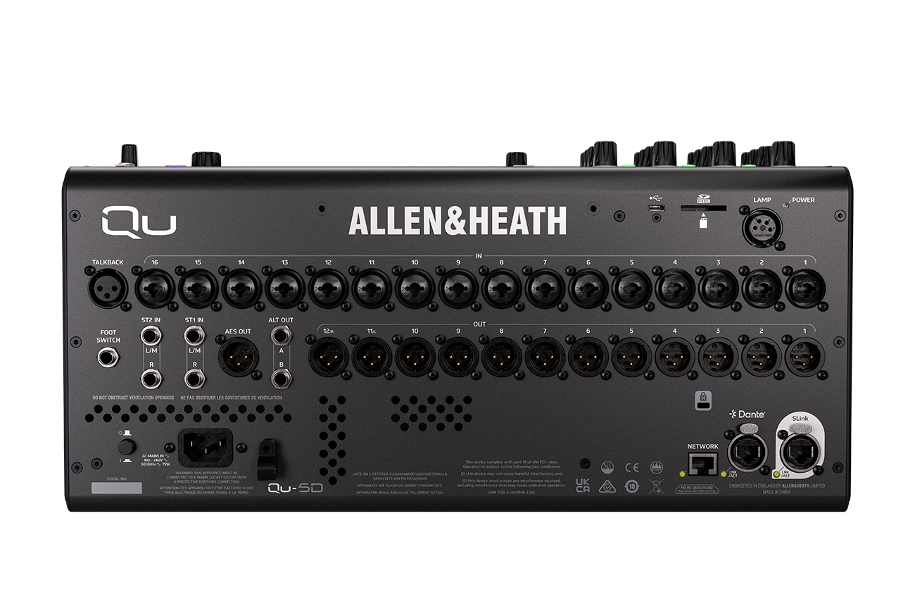 Allen & Heath Qu-5d - Digitale mengtafel - Variation 2