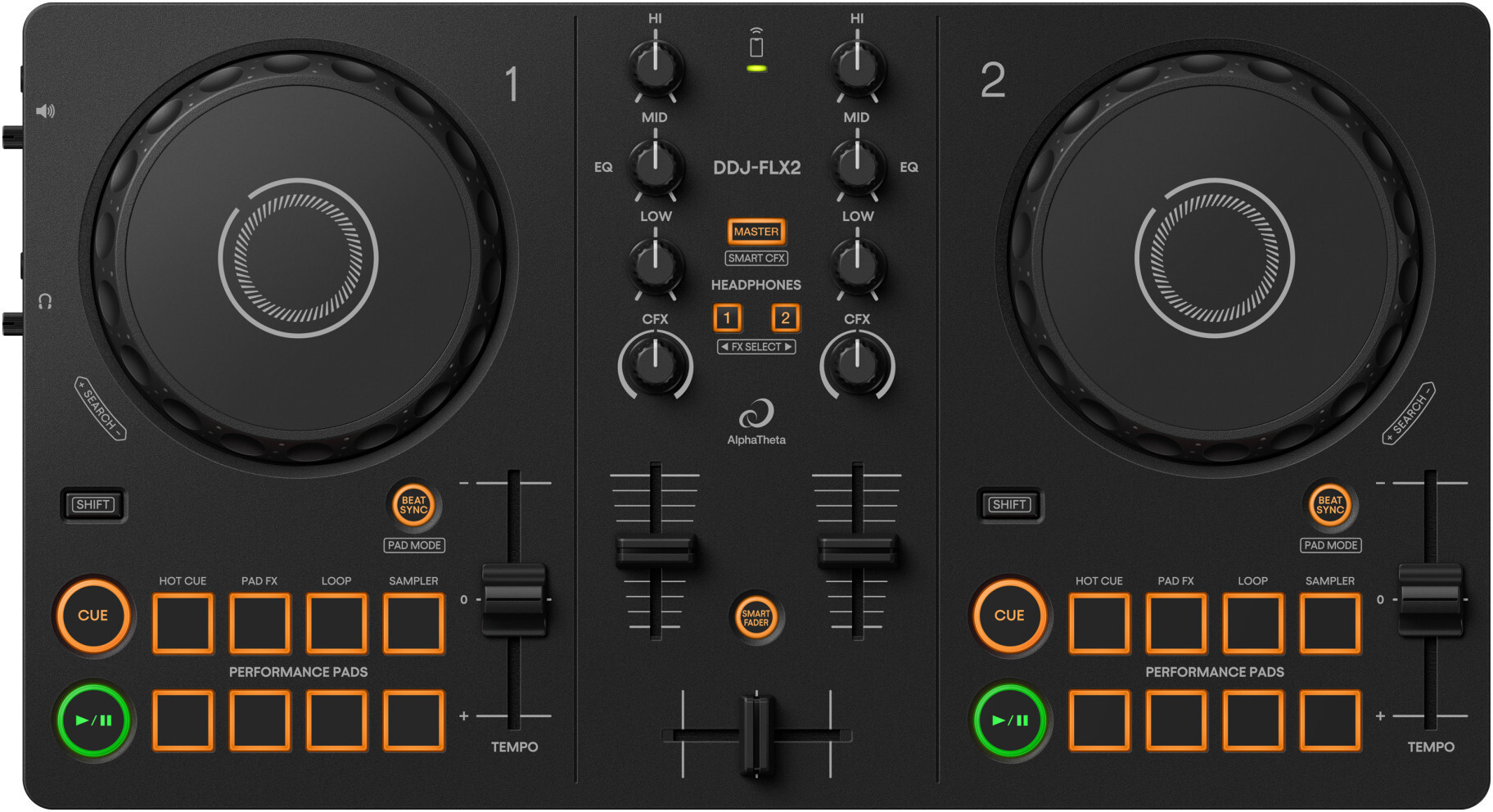 Alphatheta Ddj-flx2 - USB DJ-Controller - Main picture