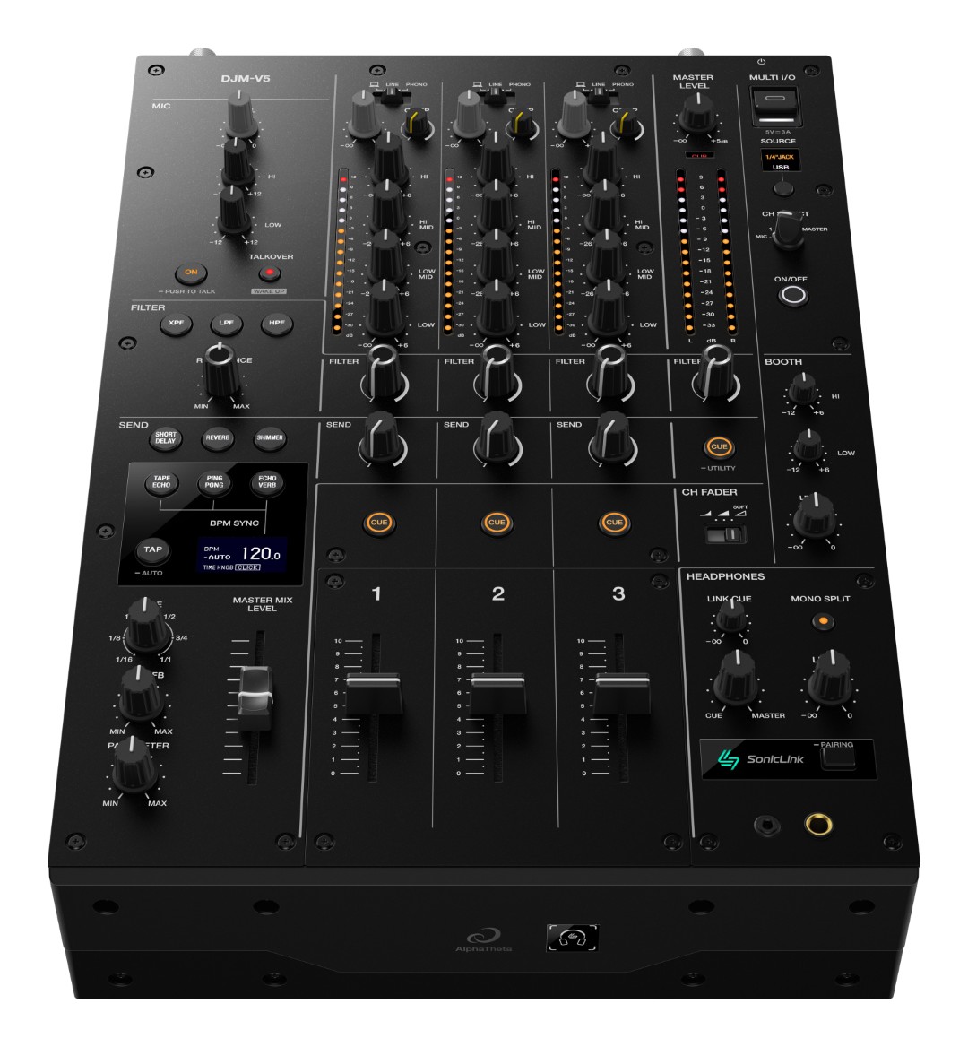 Alphatheta Djm-v5 - DJ-Mixer - Variation 1
