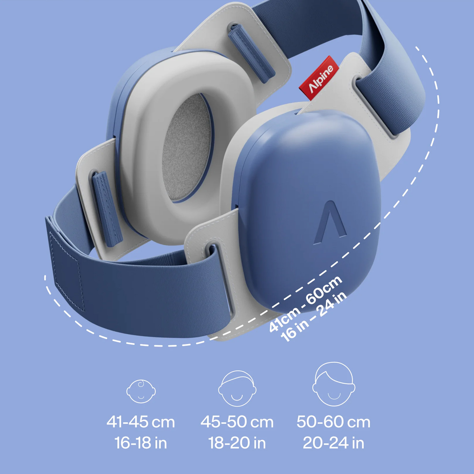 Alpine Casque Muffy Baby Denim Blue -  - Variation 2