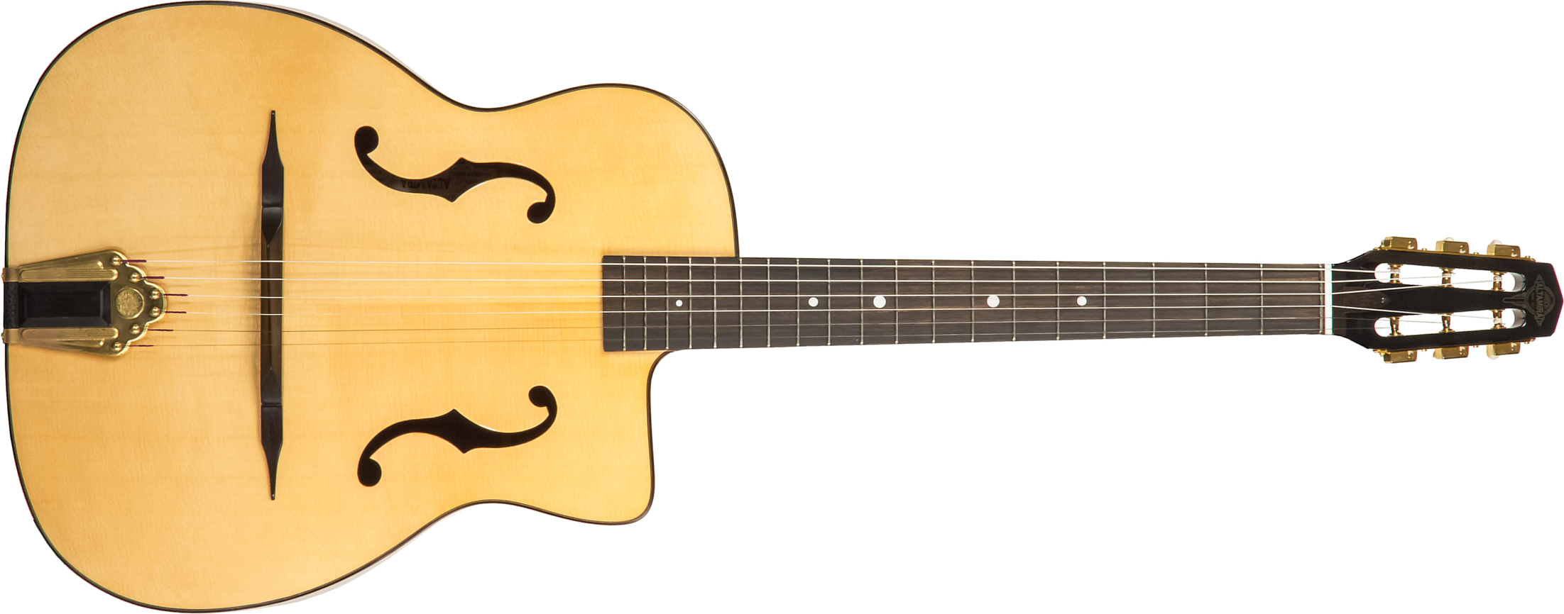 Altamira M01f Gypsy Jazz Cw Epicea Palissandre Eb - Natural Gloss - Gipsy gitaar - Main picture