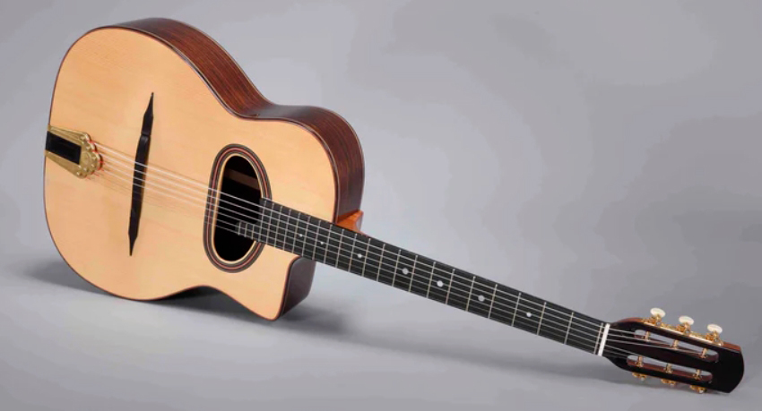 Altamira M30 D Hole Gypsy Jazz Grande Bouche Cw Epicea Palissandre Eb +etui - Natural - Gipsy gitaar - Variation 1