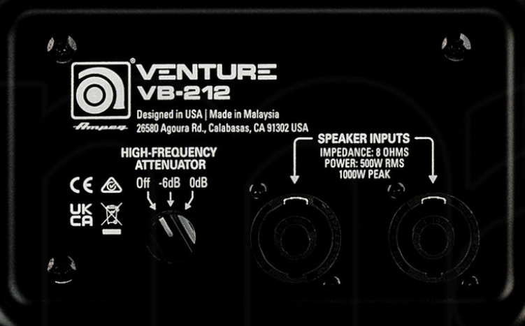 Ampeg Venture Vb212 Bass Cab 2x12 500w 8-ohms - Speakerkast voor bas - Variation 2