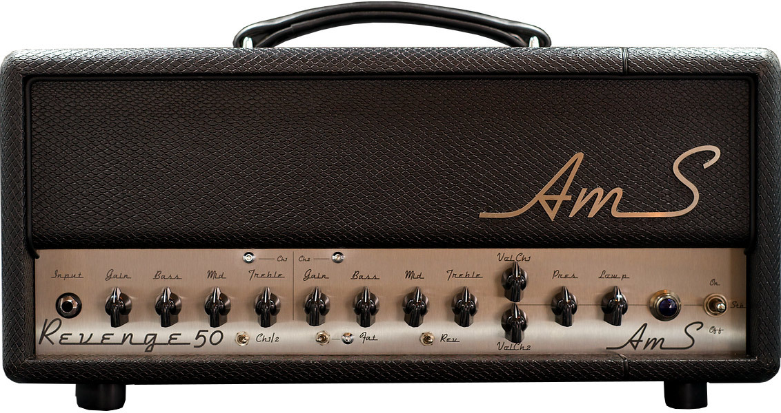 Ams Amplifiers Revenge 50s Head 50w 6l6 Black - Gitaarversterker top - Main picture