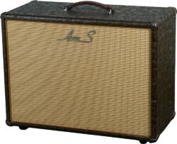 Elektrische gitaar speakerkast  Ams amplifiers 1x12 Oval Back Guitar Cab. - Brown Cowboy