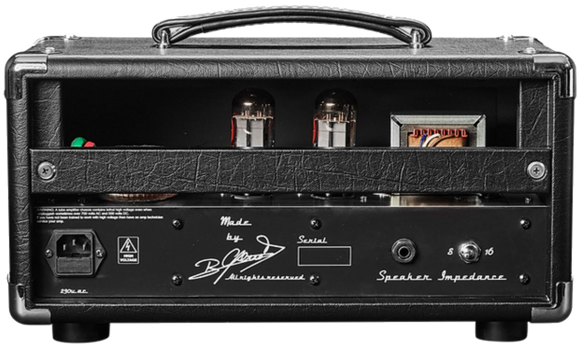 Ams Amplifiers Hurricane 20 Head 20w 6v6 Black - Gitaarversterker top - Variation 2