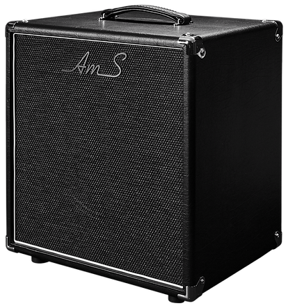 Ams Amplifiers Mini Guitar Cab 1x12 V30-ob Black - Elektrische gitaar speakerkast - Variation 1