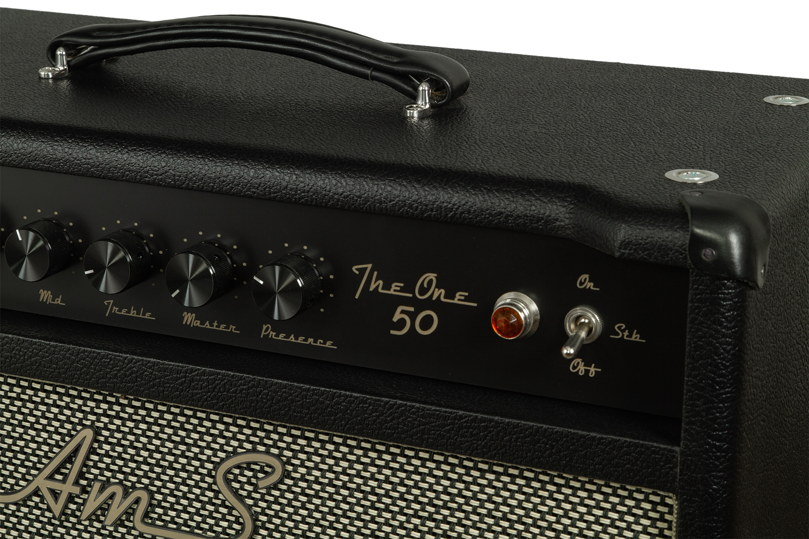 Ams Amplifiers The One 50 Spring Reverb 1x12 Combo 50w 6l6 Black - Combo voor elektrische gitaar - Variation 2