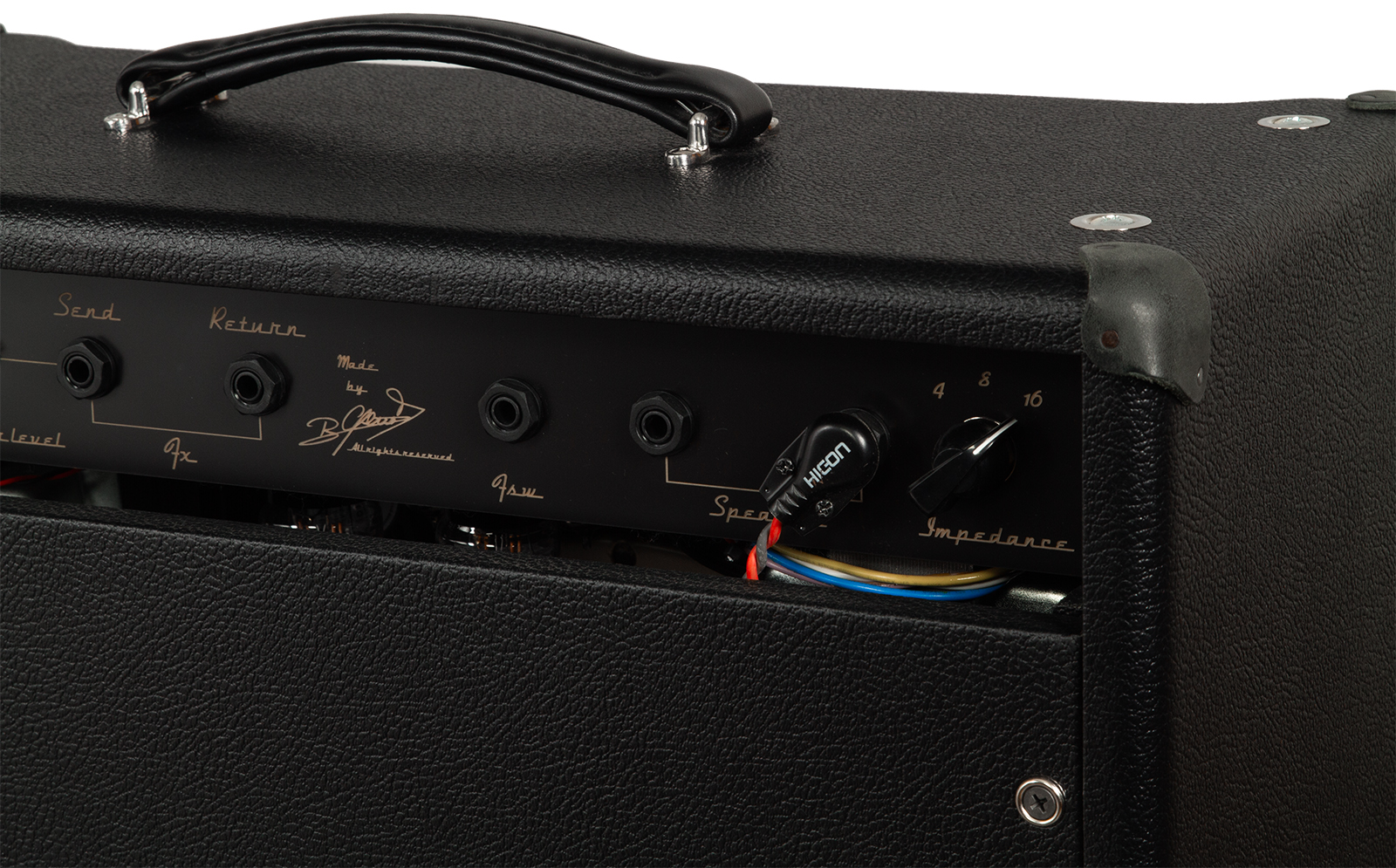 Ams Amplifiers The One 50 Spring Reverb 1x12 Combo 50w 6l6 Black - Combo voor elektrische gitaar - Variation 4