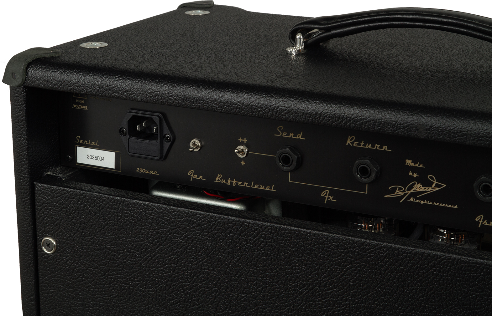 Ams Amplifiers The One 50 Spring Reverb 1x12 Combo 50w 6l6 Black - Combo voor elektrische gitaar - Variation 5