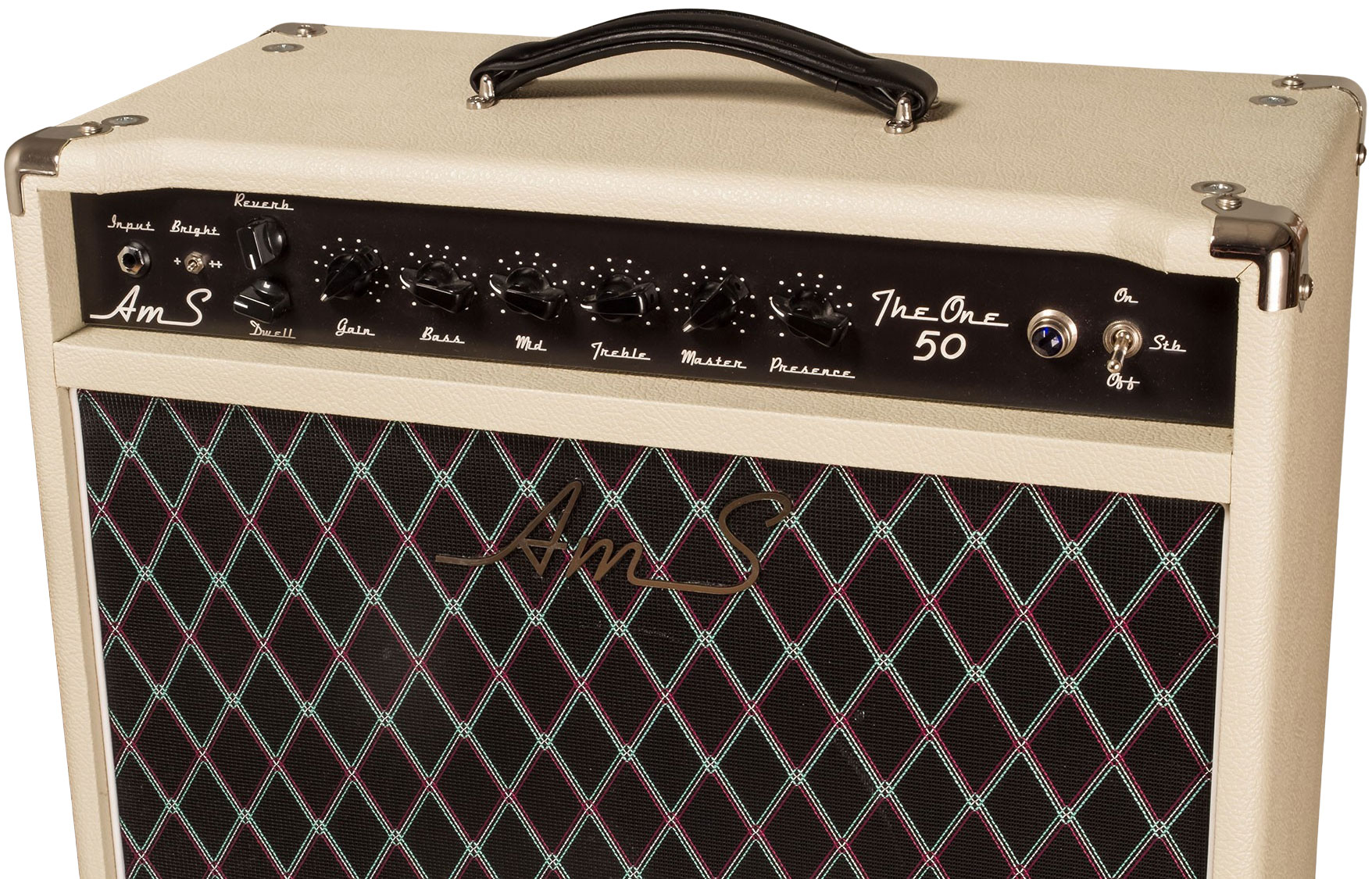 Ams Amplifiers The One 50 Spring Reverb 1x12 Combo 50w 6l6 Deltenre - Combo voor elektrische gitaar - Variation 6