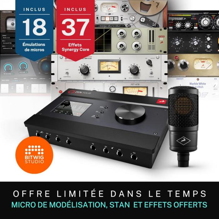 Home studio set Antelope audio ZEN TOUR SYNERGY CORE + 1 micro Edge Solo