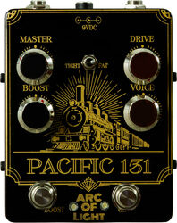 Overdrive/distortion/fuzz effectpedaal Arc of light Pacific 131 Preamp