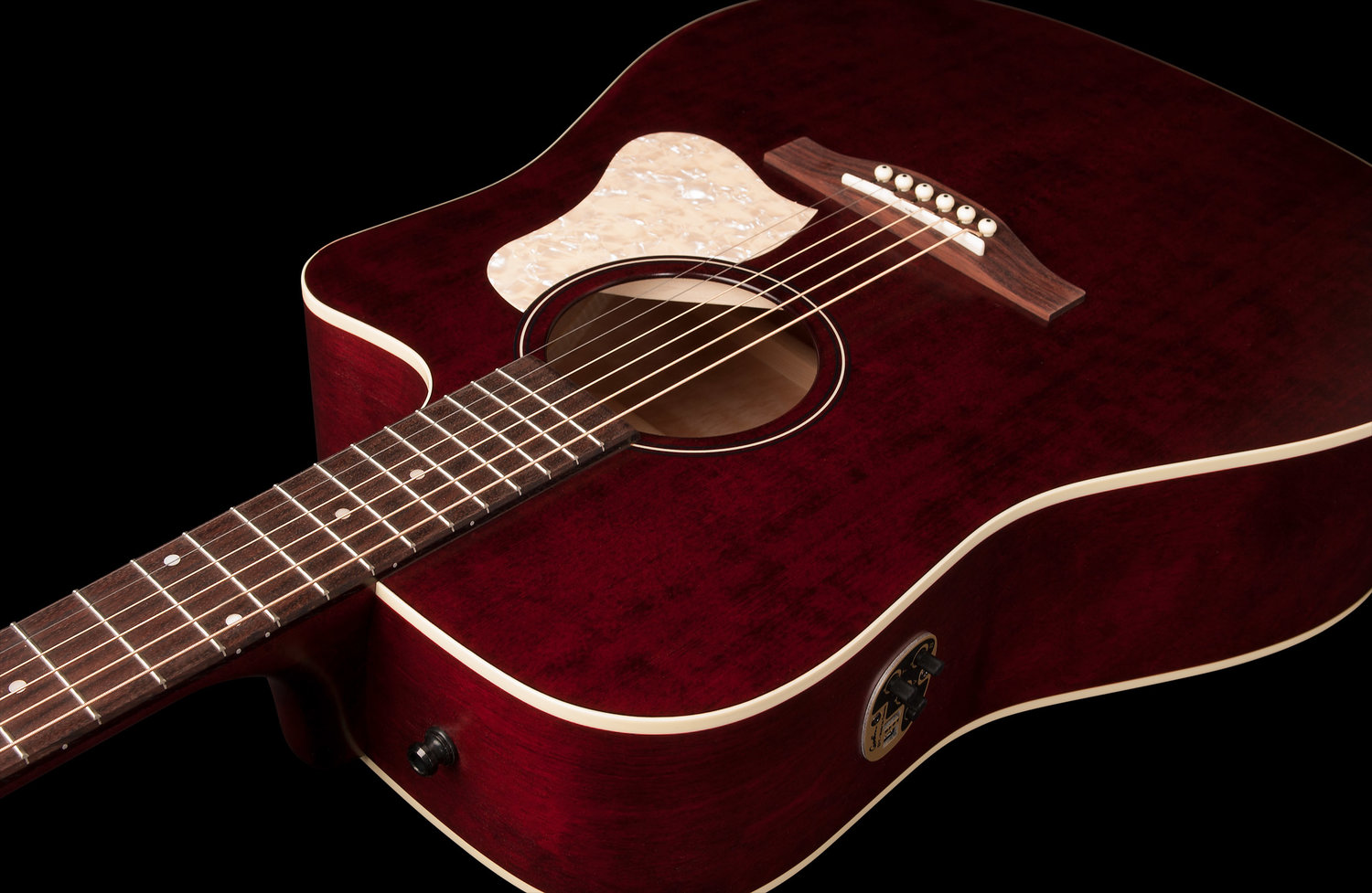 Art Et Lutherie Americana Dreadnought Cw Qit - Tennessee Red - Westerngitaar & electro - Variation 3