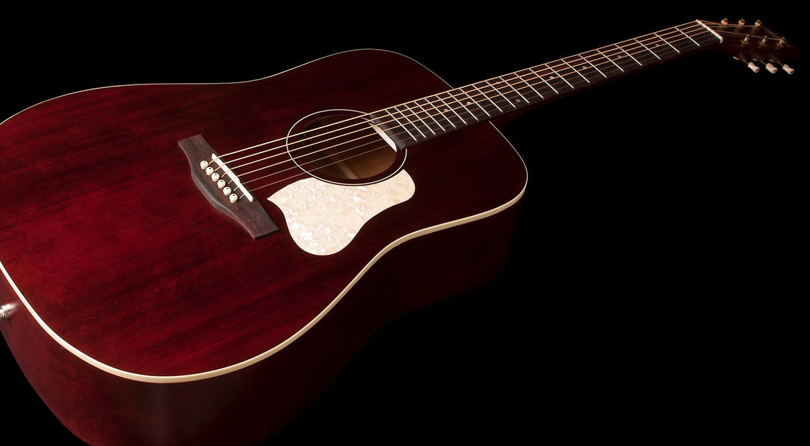 Art Et Lutherie Americana Dreadnought - Tennessee Red - Westerngitaar & electro - Variation 2