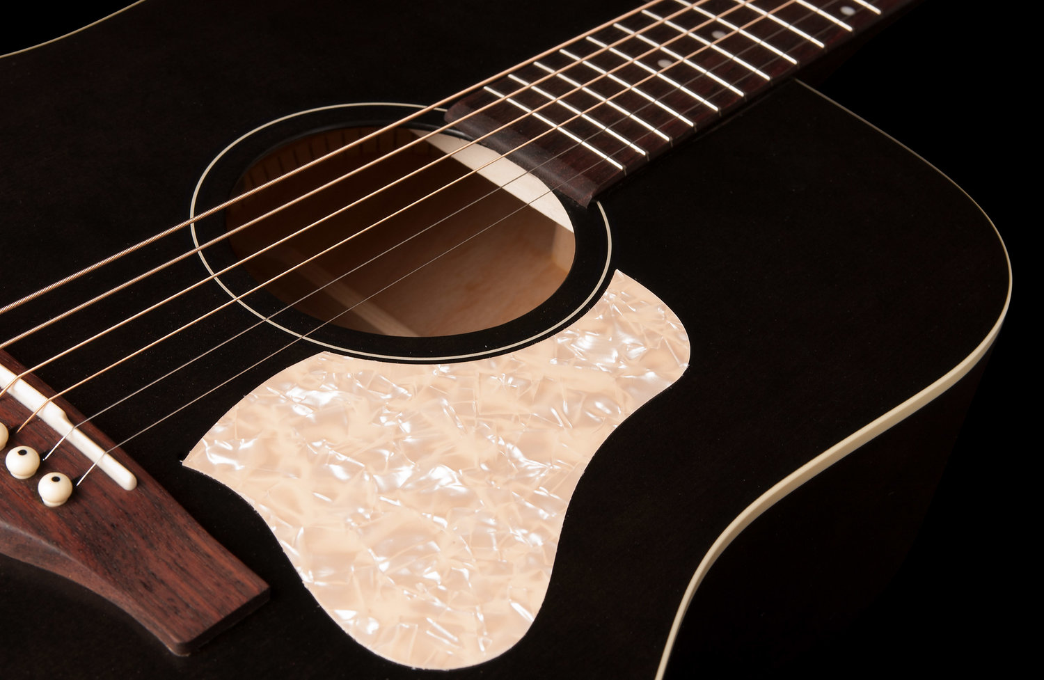 Art Et Lutherie Americana Dreadnought - Faded Black - Westerngitaar & electro - Variation 3