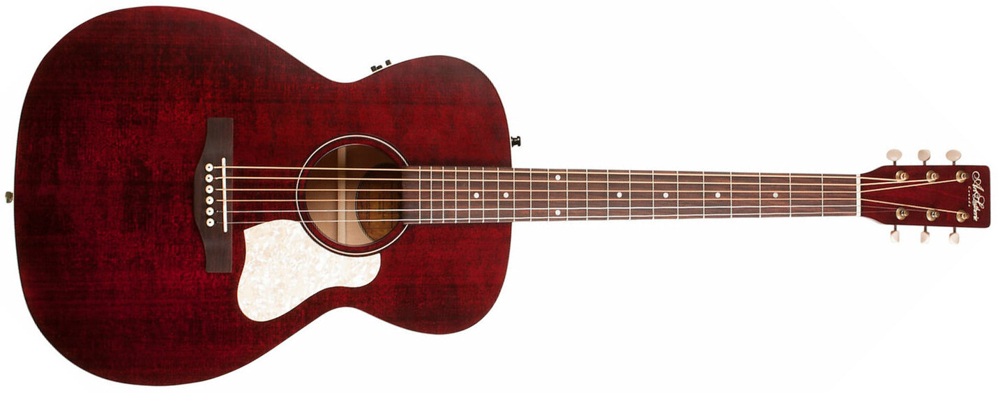Art Et Lutherie Legacy Concert Hall Qit - Tennessee Red - Westerngitaar & electro - Main picture
