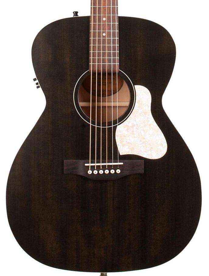 Volksgitaar Art et lutherie Legacy Presys II - Faded black semi gloss