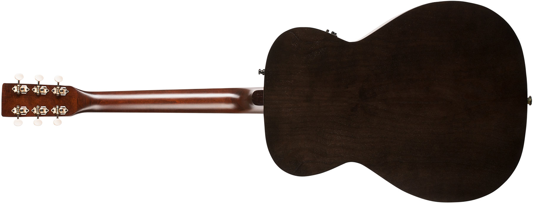 Art Et Lutherie Legacy Presys Ii Concert Hall Cedre Merisier Rw - Faded Black Semi Gloss - Volksgitaar - Variation 1