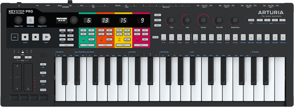 Arturia Keystep Pro Bk - Masterkeyboard - Main picture